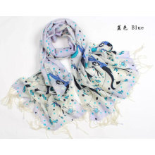 Women's scarf 100% Wool Pashmina Cashmere Shawl/Wrap Floral Scarves Shawls